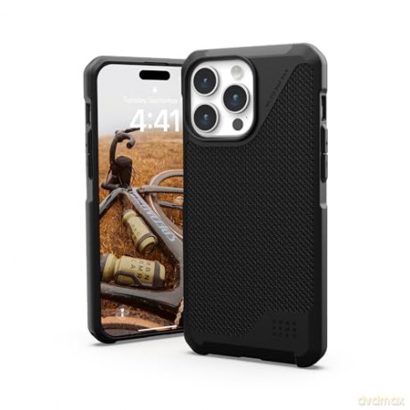 Etui UAG Metropolis LT MagSafe do iPhone 15 Pro Max - czarny kevlar
