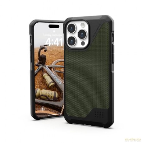 Etui UAG Metropolis LT MagSafe do iPhone 15 Pro Max - zielony kevlar