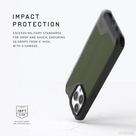 Etui UAG Metropolis LT MagSafe do iPhone 15 Pro Max - zielony kevlar
