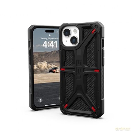 Etui UAG Monarch do iPhone 15 - czarny kevlar