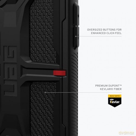 Etui UAG Monarch do iPhone 15 - czarny kevlar