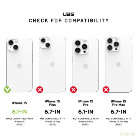 Etui UAG Monarch do iPhone 15 - czarny kevlar