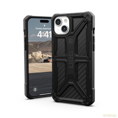 Etui UAG Monarch do iPhone 15 Plus - czarny karbon