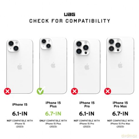 Etui UAG Monarch do iPhone 15 Plus - czarny kevlar