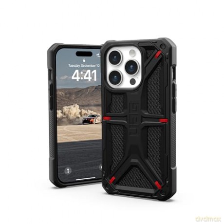 Etui UAG Monarch do iPhone 15 Pro - czarny kevlar