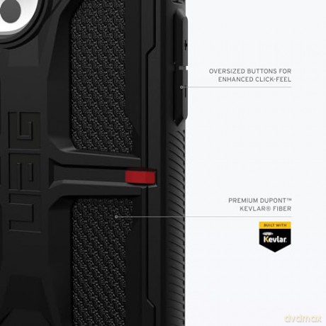 Etui UAG Monarch do iPhone 15 Pro - zielony kevlar
