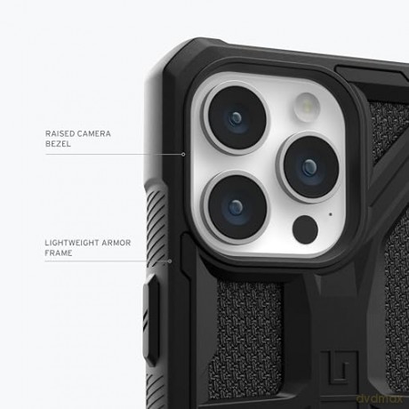 Etui UAG Monarch do iPhone 15 Pro Max - czarny kevlar