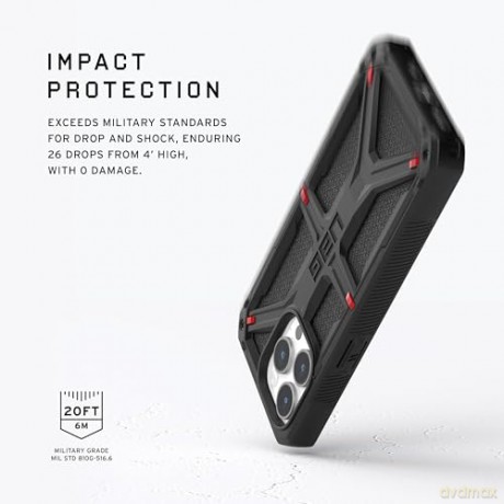 Etui UAG Monarch do iPhone 15 Pro Max - czarny kevlar
