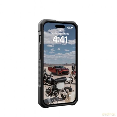 Etui UAG Monarch Pro z MagSafe do iPhone 15 - czarny karbon