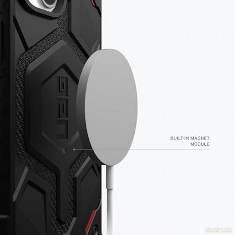 Etui UAG Monarch Pro z MagSafe do iPhone 15 - czarny kevlar