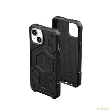 Etui UAG Monarch Pro z MagSafe do iPhone 15 Plus - czarny karbon