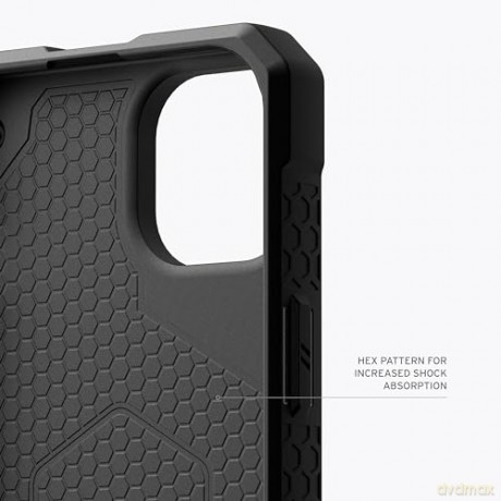 Etui UAG Monarch Pro z MagSafe do iPhone 15 Plus - czarny karbon