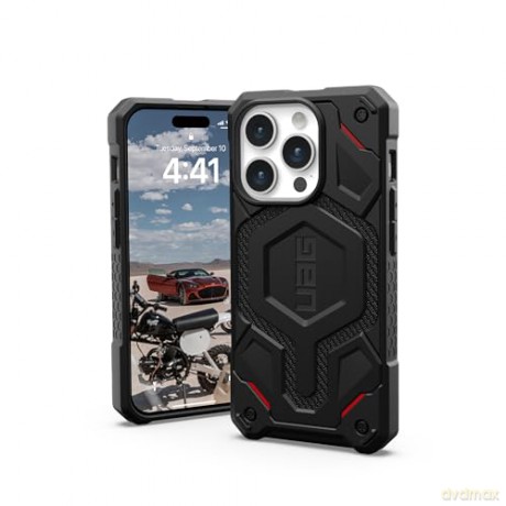 Etui UAG Monarch Pro z MagSafe do iPhone 15 Pro - czarny kevlar