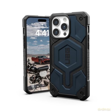Etui UAG Monarch Pro z MagSafe do iPhone 15 Pro Max - ciemnoniebieskie