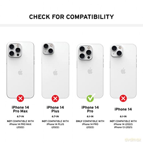 Etui UAG Monarch z MagSafe do iPhone 14 Pro - czarny karbon