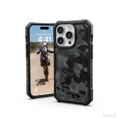 Etui UAG Pathfinder do iPhone 15 Pro - czarne moro