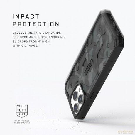 Etui UAG Pathfinder do iPhone 15 Pro - czarne moro
