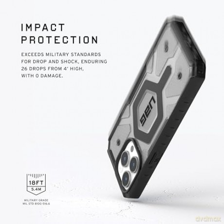 Etui UAG Pathfinder MagSafe do iPhone 15 Pro - szare