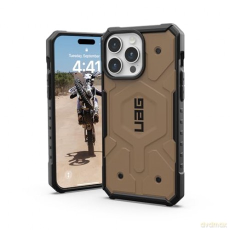 Etui UAG Pathfinder MagSafe do iPhone 15 Pro Max - brązowe