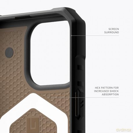 Etui UAG Pathfinder MagSafe do iPhone 15 Pro Max - brązowe