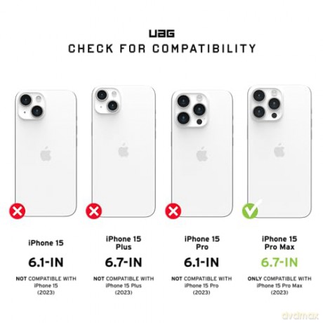 Etui UAG Pathfinder MagSafe do iPhone 15 Pro Max - czarne