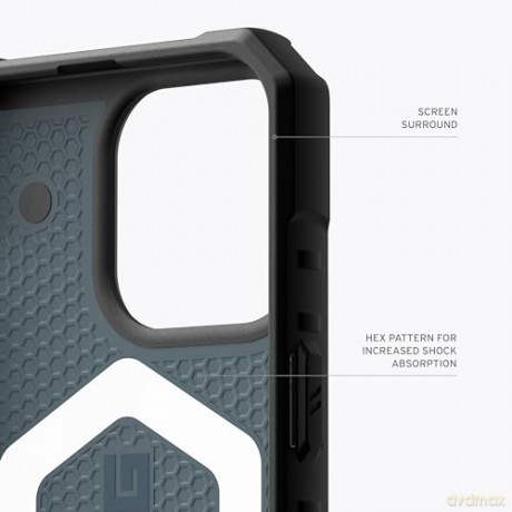 Etui UAG Pathfinder MagSafe do iPhone 15 Pro Max - niebieskie