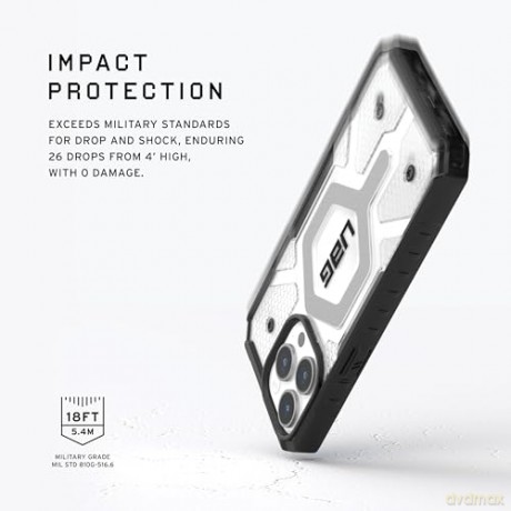 Etui UAG Pathfinder MagSafe do iPhone 15 Pro Max - przezroczyste