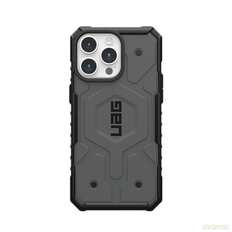 Etui UAG Pathfinder MagSafe do iPhone 15 Pro Max - srebrny