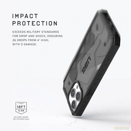 Etui UAG Pathfinder MagSafe do iPhone 15 Pro Max - szare moro