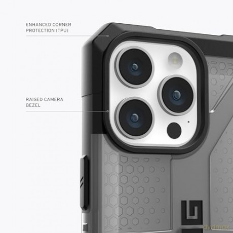 Etui UAG Plasma do iPhone 15 Pro - szare