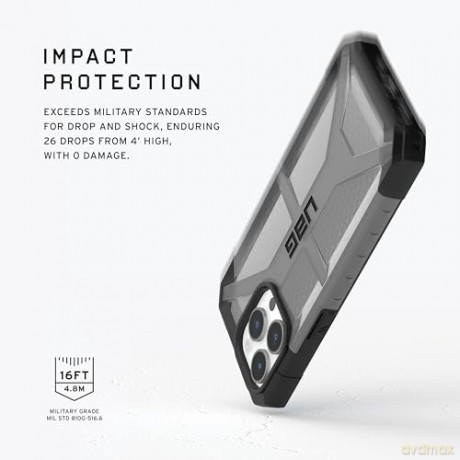 Etui UAG Plasma do iPhone 15 Pro - szare