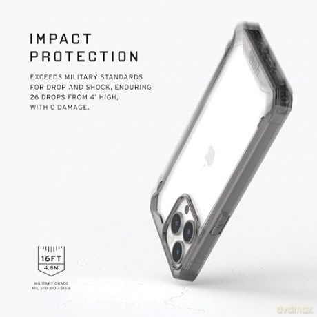 Etui UAG Plyo do iPhone 15 Pro Max - szare