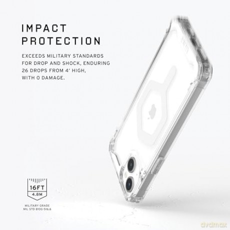 Etui UAG Plyo MagSafe do iPhone 15 Plus - przezroczysto-białe