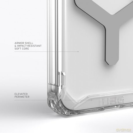 Etui UAG Plyo MagSafe do iPhone 15 Pro - przezroczysto-srebrne