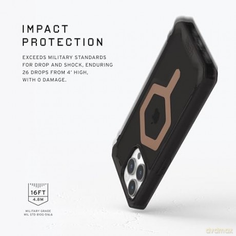 Etui UAG Plyo MagSafe do iPhone 15 Pro Max - czarno-brązowe