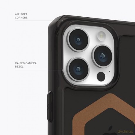 Etui UAG Plyo MagSafe do iPhone 15 Pro Max - czarno-brązowe
