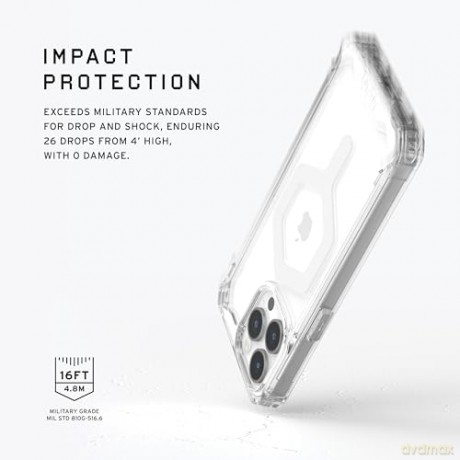 Etui UAG Plyo MagSafe do iPhone 15 Pro Max - przezroczysto-białe