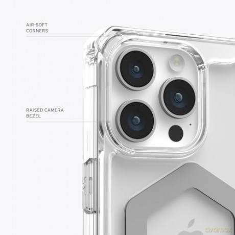 Etui UAG Plyo MagSafe do iPhone 15 Pro Max - przezroczysto-srebrne