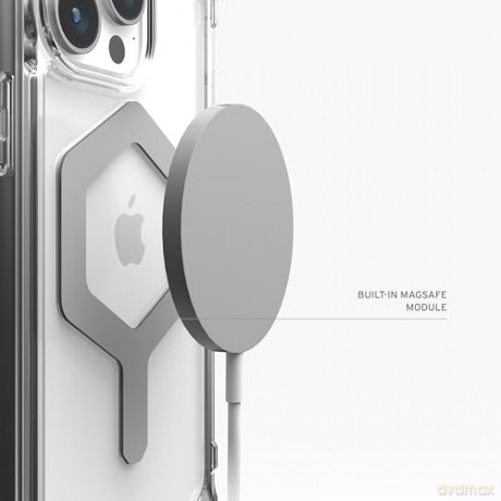 Etui UAG Plyo MagSafe do iPhone 15 Pro Max - przezroczysto-srebrne