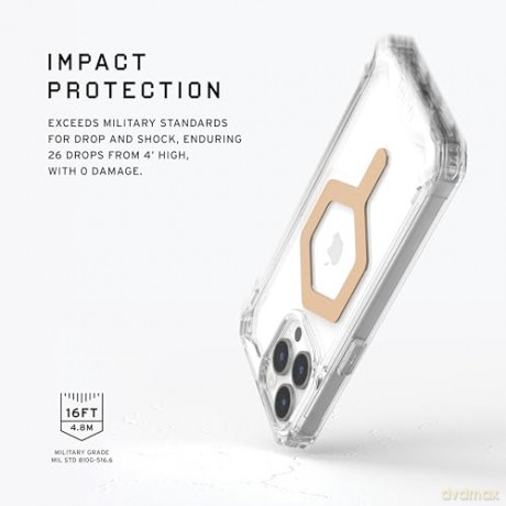 Etui UAG Plyo MagSafe do iPhone 15 Pro Max - przezroczysto-złote
