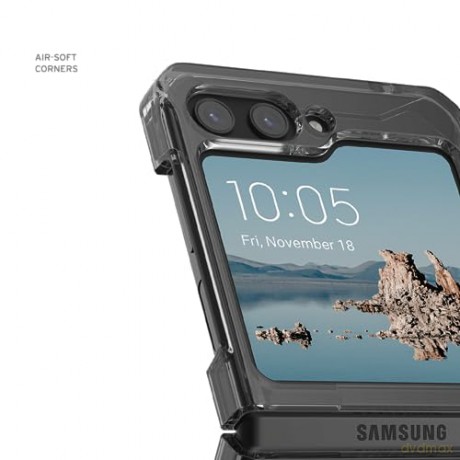 Etui UAG Plyo Pro z modułem magnetycznym do Samsung Galaxy Flip 5 z wbudowanym modułem magnetycznym - ciemnoszare