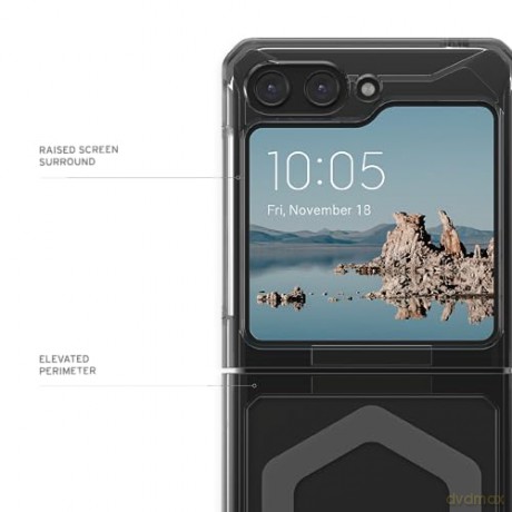 Etui UAG Plyo Pro z modułem magnetycznym do Samsung Galaxy Flip 5 z wbudowanym modułem magnetycznym - ciemnoszare