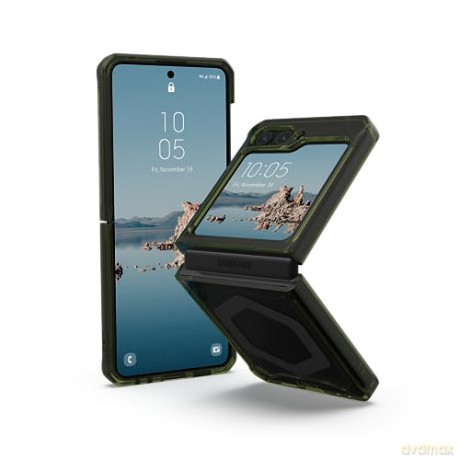 Etui UAG Plyo Pro z modułem magnetycznym do Samsung Galaxy Flip 5 z wbudowanym modułem magnetycznym - zielono-szare