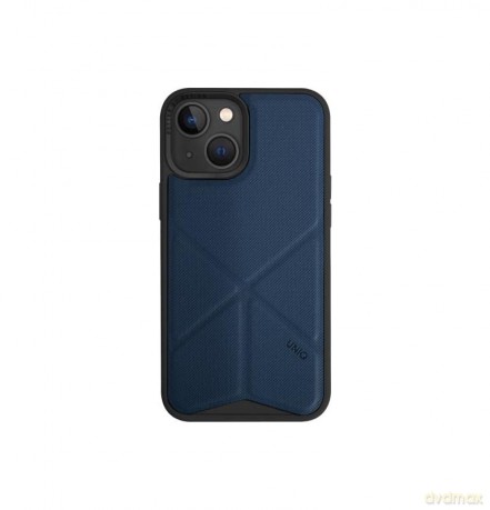 Etui Uniq Transforma Magclick Charging na iPhone 14 - niebieskie