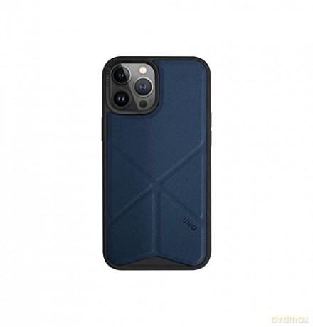 Etui Uniq Transforma Magclick Charging na iPhone 14 Pro Max - niebieskie