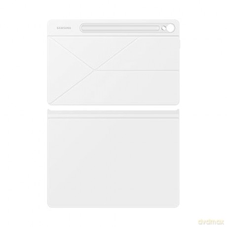 Etui z klapką i podstawką do Samsung Galaxy Tab S9 Smart Book Cover - białe