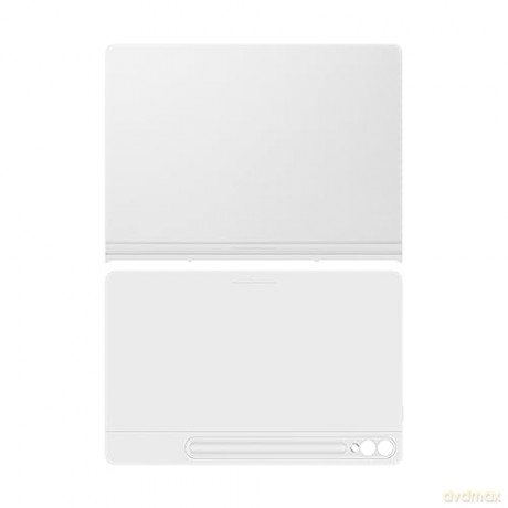 Etui z klapką i podstawką do Samsung Galaxy Tab S9+ Smart Book Cover - białe