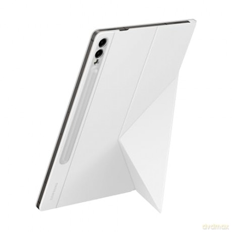 Etui z klapką i podstawką do Samsung Galaxy Tab S9+ Smart Book Cover - białe