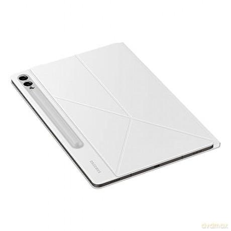 Etui z klapką i podstawką do Samsung Galaxy Tab S9+ Smart Book Cover - białe