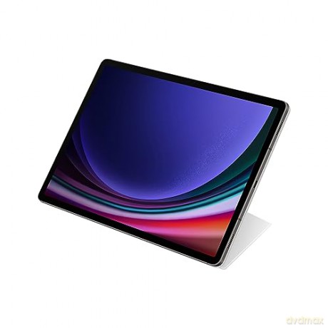 Etui z klapką i podstawką do Samsung Galaxy Tab S9+ Smart Book Cover - białe
